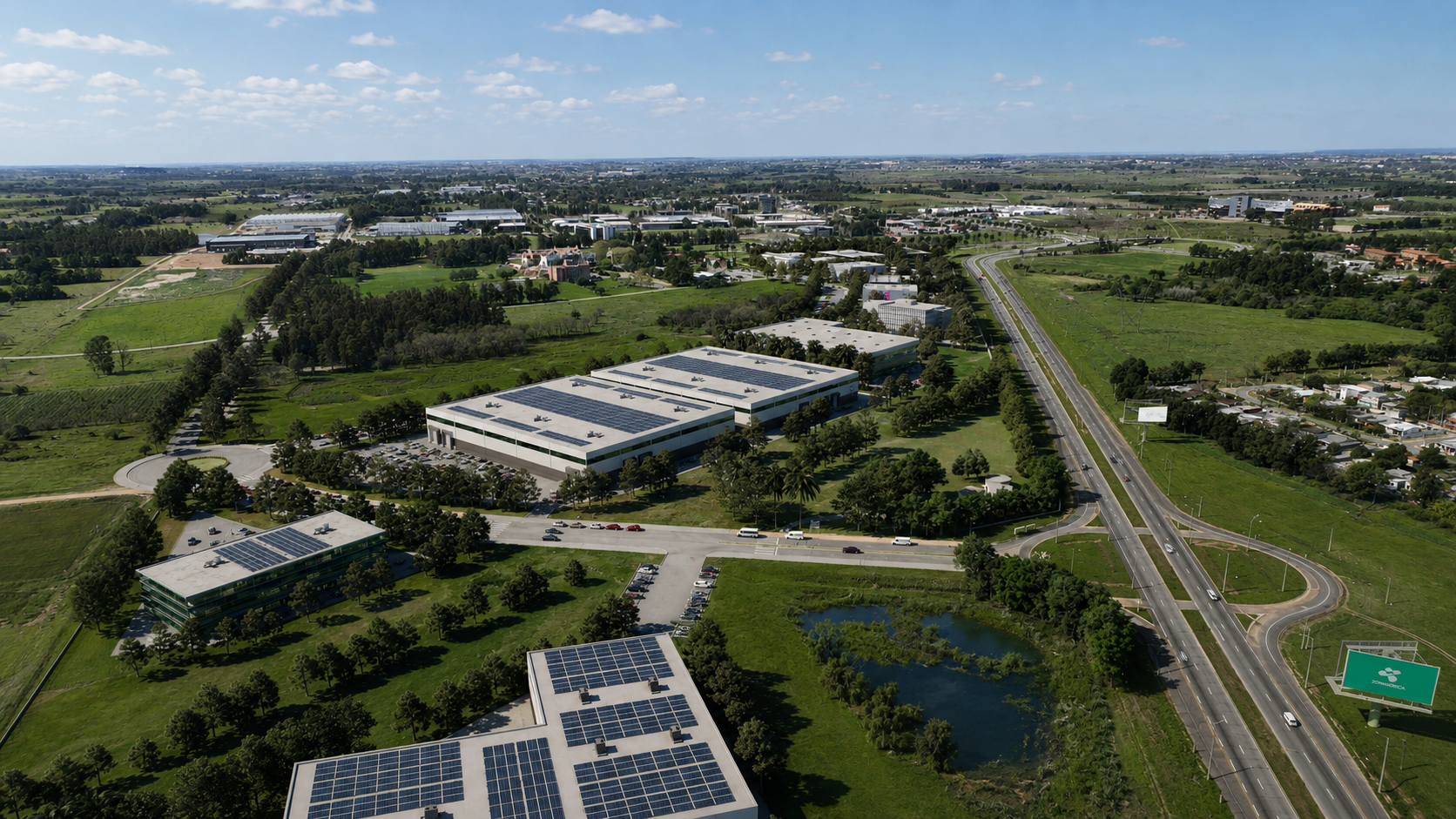 Zonamerica Industrial Park - aerial view
